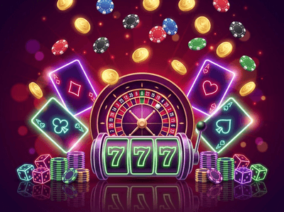 Luxury casino royal gaming interface with golden accents